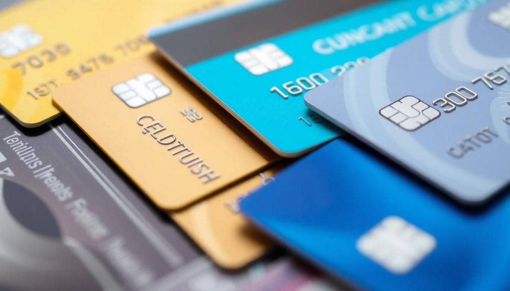 A selection of bank cards