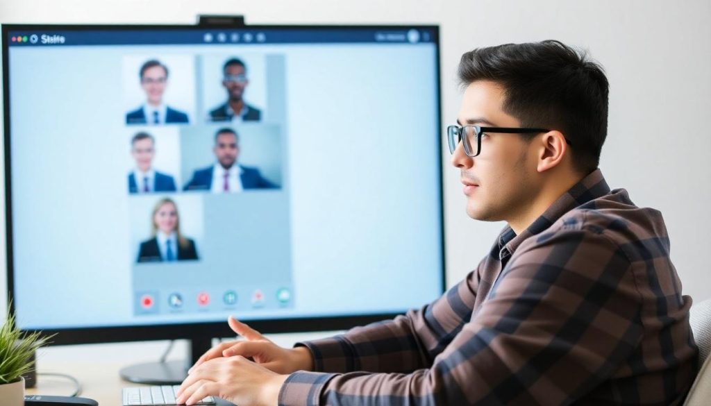 Is this man's online interview actually an example of a Zoom Scam?