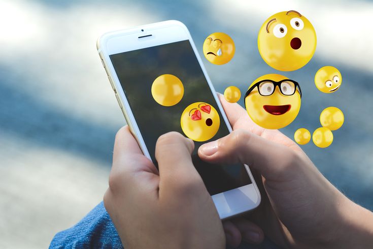 emojis coming from phone